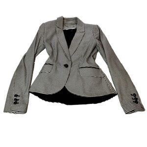 White House Black Market Houndstooth Blazer